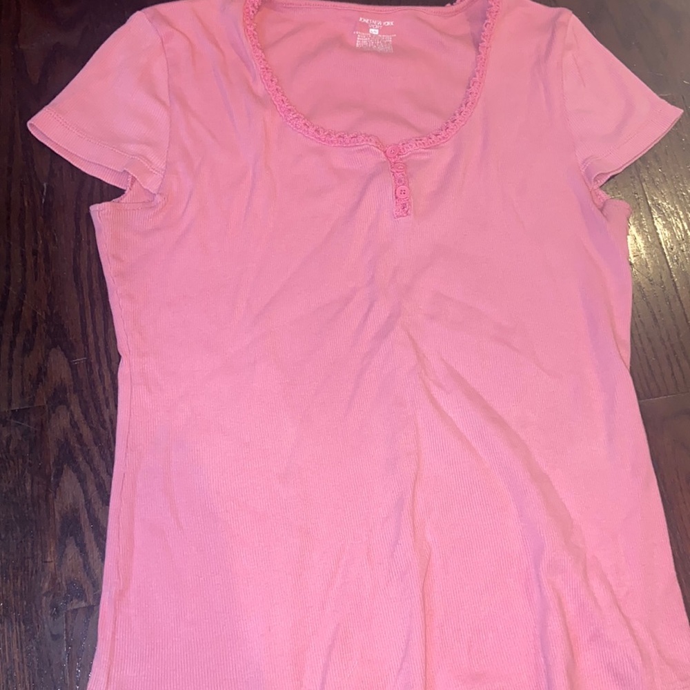Cute Vintage Floral Pink Top 💗💗